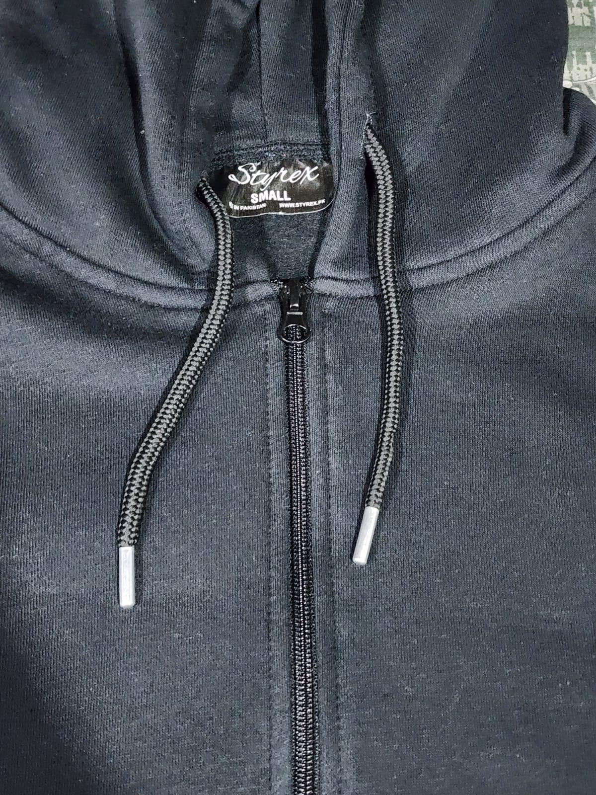 Premium Zip-Up Hoodie – Unisex (Black)