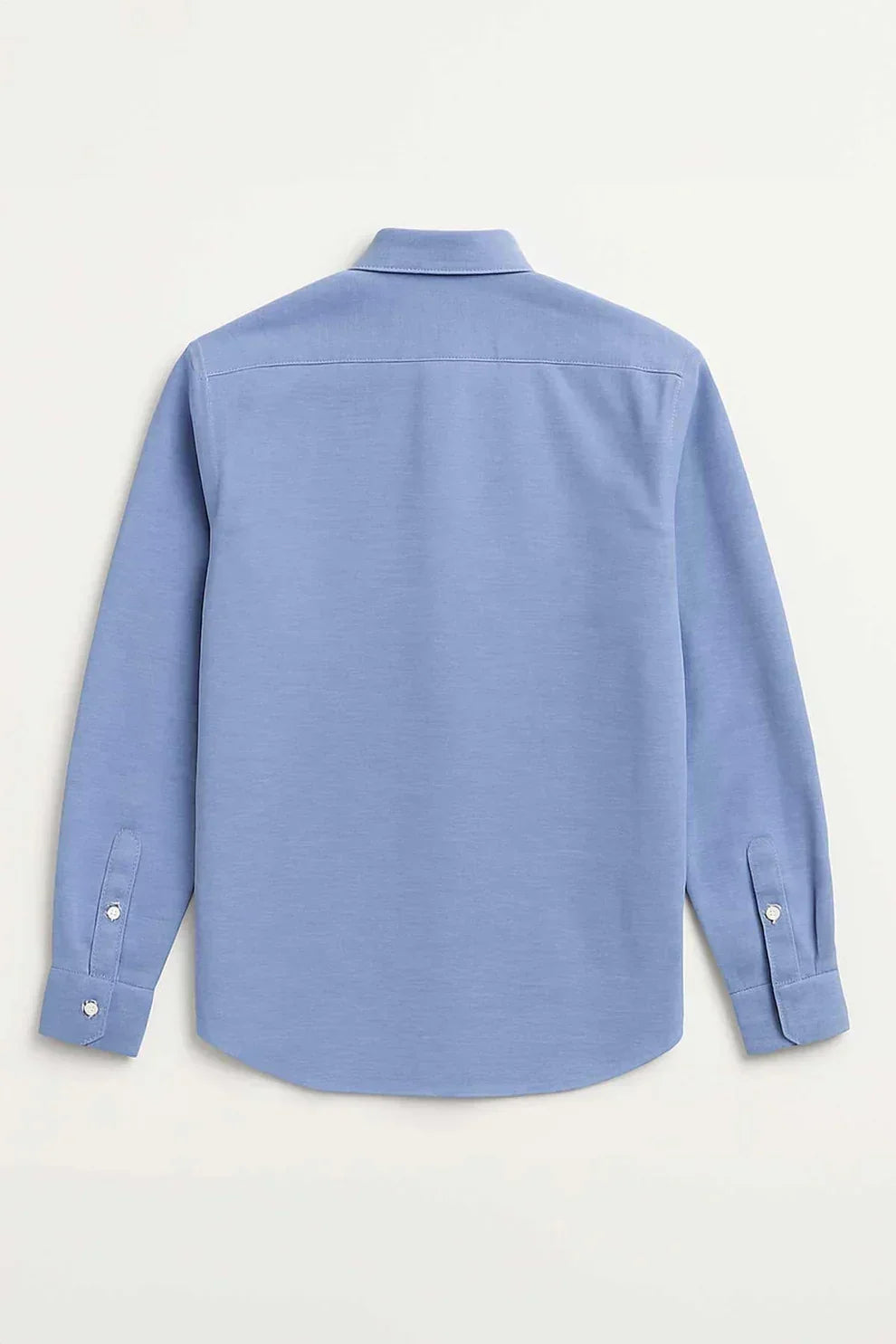 Cotton Textured Oxford Casual Shirt (Sky Blue)