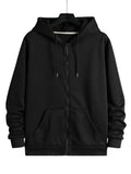 Premium Zip-Up Hoodie – Unisex (Black)