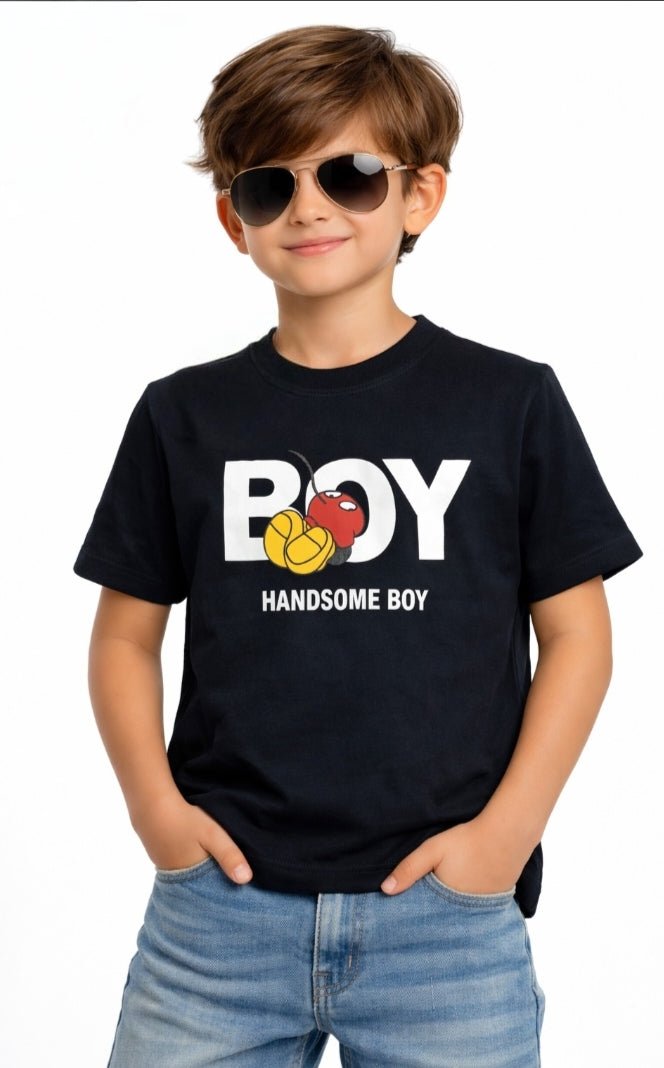 Kids Graphics T-Shirt – Black - Styrex