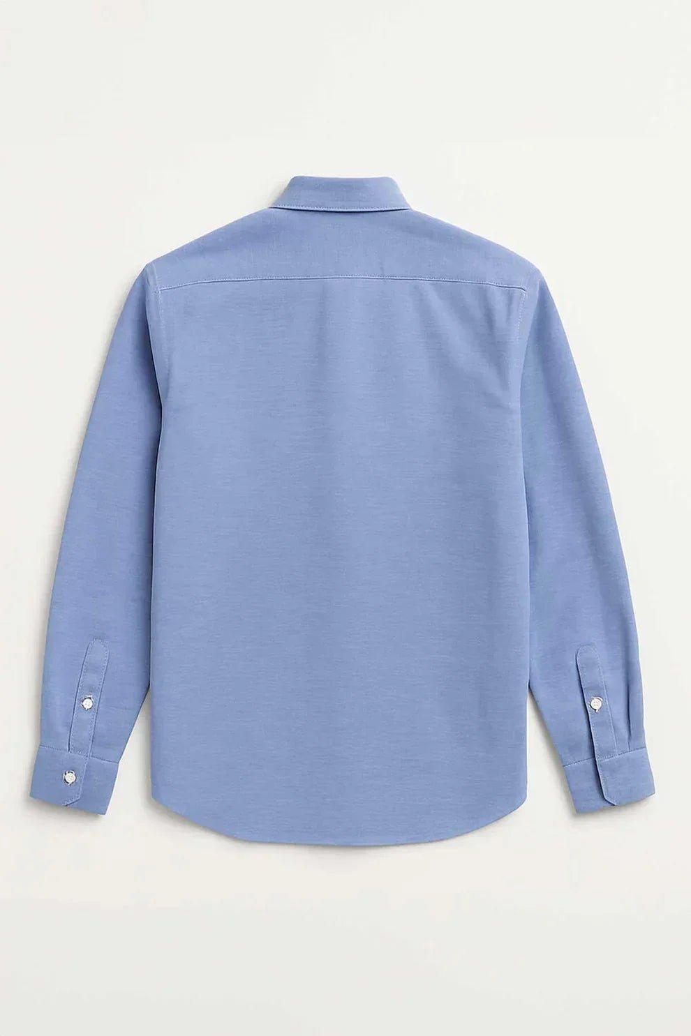 Men’s Cotton Oxford Casual Shirt – Sky Blue - Styrex